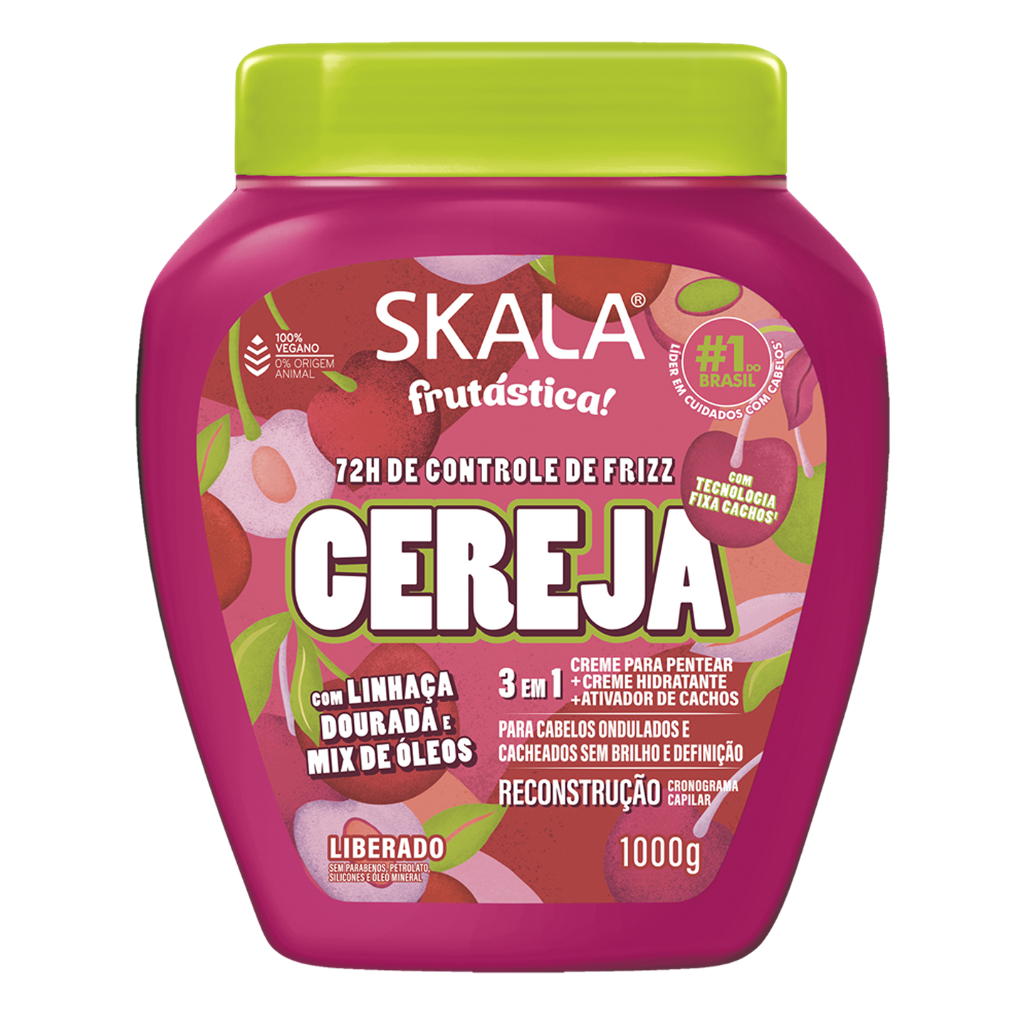 Skala Máscara Frutástica Cereja 1kg – Armazém da Cosmética