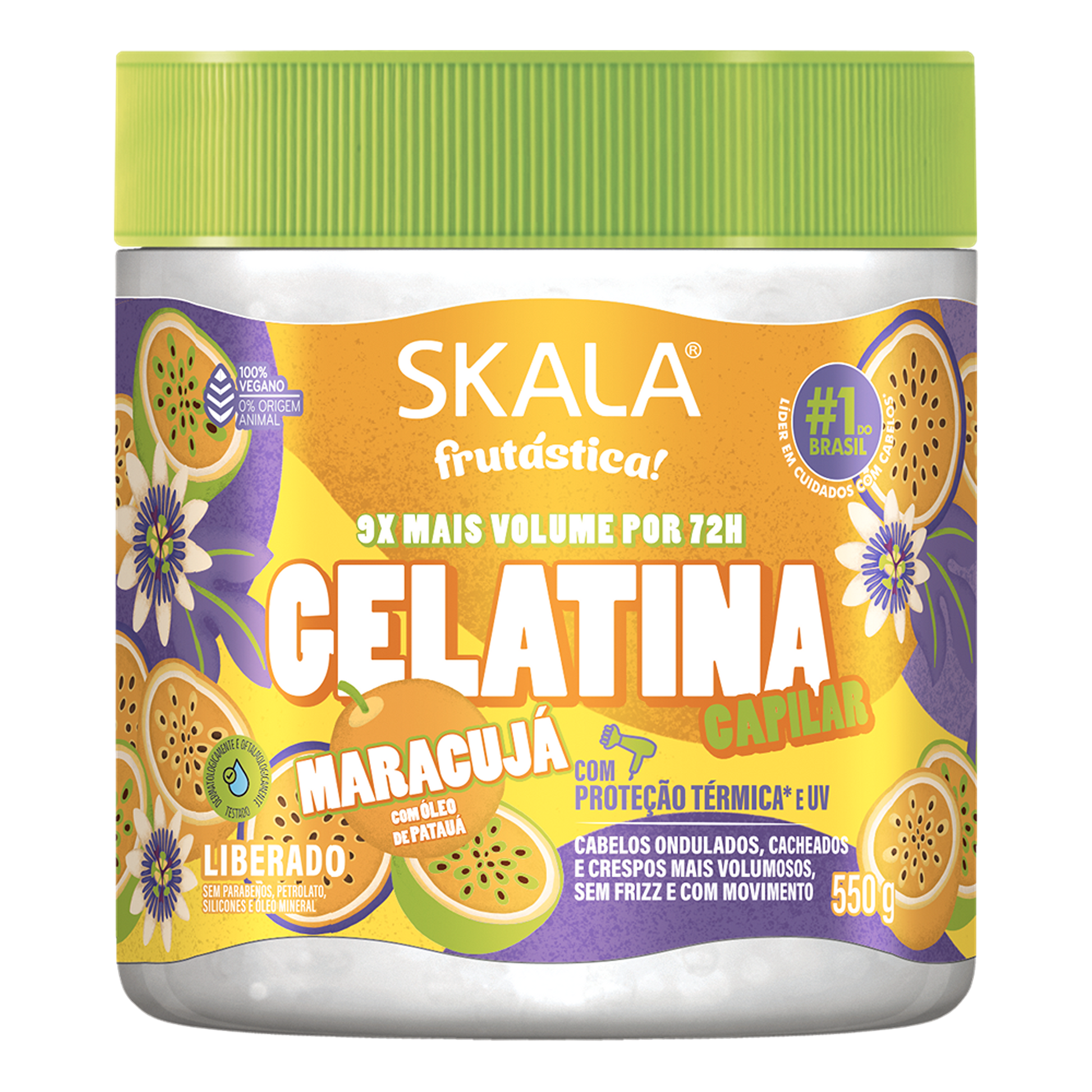 Skala Gelatina Maracujá 550g – Armazém da Cosmética